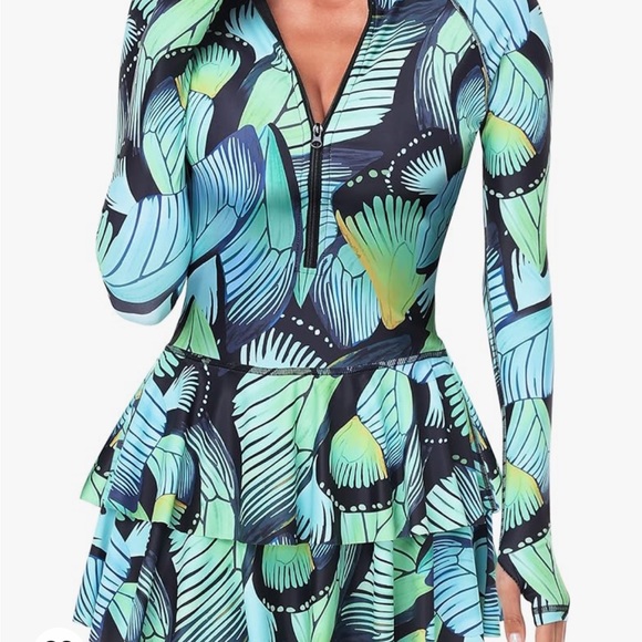 Rash Guard for Women, Long Sleeve Swimsuits UV UPF 50+ - Picture 2 of 6